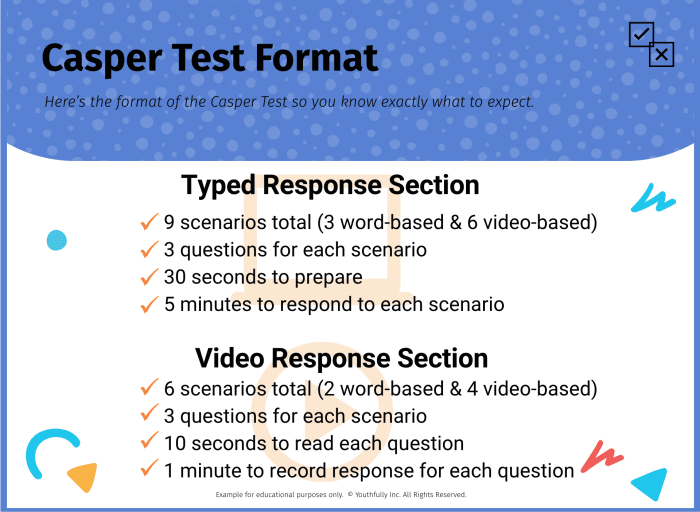 Casper test answers sample