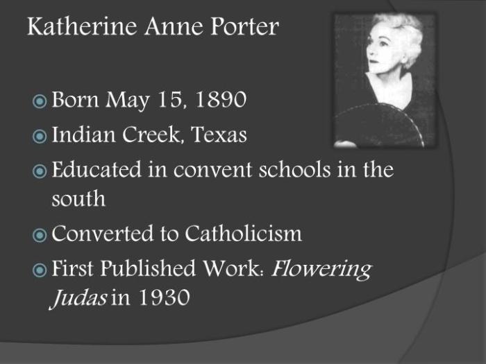 The grave katherine anne porter summary