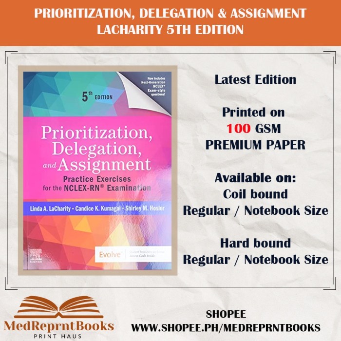 Prioritization delegation and assignment 5th edition